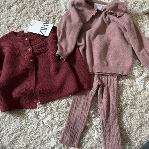 Zara baby set 9-12month